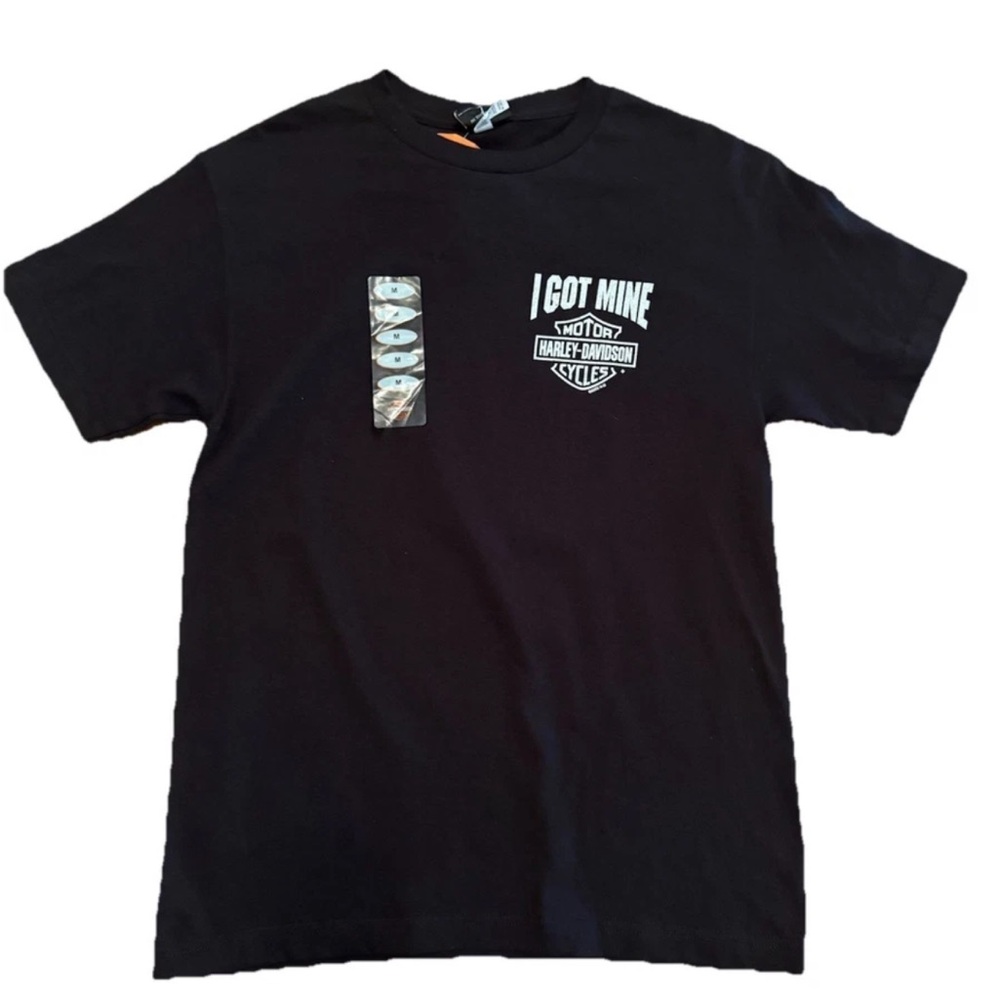 Harley-Davidson Men's M T-Shirt I Got Mine Cape Cod Massachusetts Black  NWT